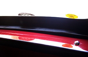 integral parcel shelf